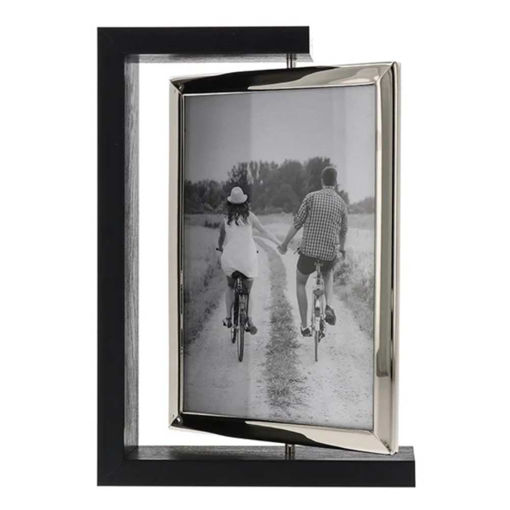 Picture of MODERN BLACK WOOD SPIN FRAME 5X7